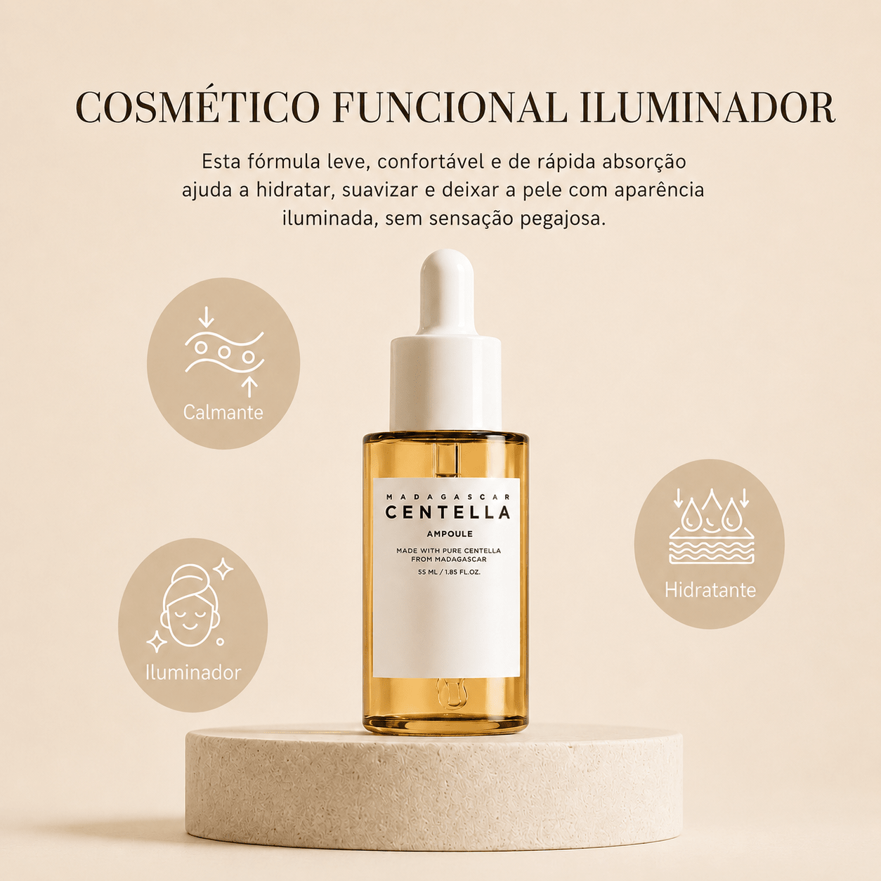 Sérum facial Iluminador - Centella Ampoule® - usCare
